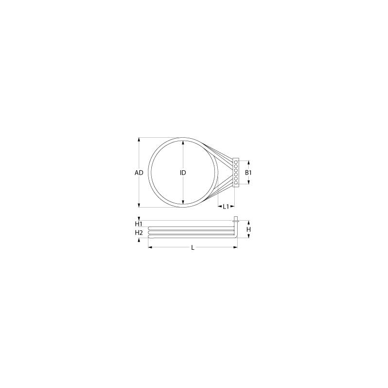 Resistencia 4900W 230V Ø235mm | Unox Resistencia 4900W 230V Ø235mm | Unox