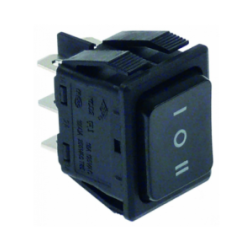 Interruptor basculante medida de montaje 30x22mm negro