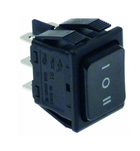 Interruptor basculante medida de montaje 30x22mm negro