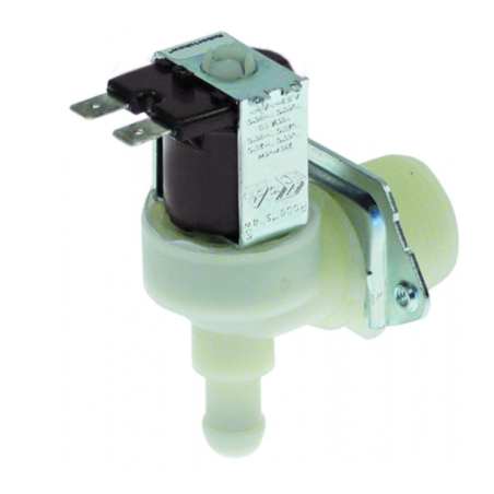 Válvula magnética simple acodado 220-240vac horeca-select, manitowoc