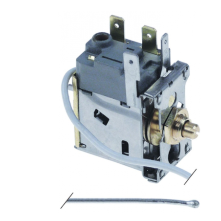 Termóstato bulbo ø6x470mm capilar 1020mm tipo para  cuba horeca-select, manitowoc
