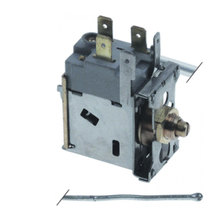 Termóstato sonda ø 2mm capilar 2000mm tipo para evaporador horeca-select, manitowoc