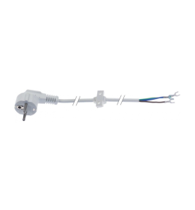 Cable de conexión par aparatos cee7/7 tipo e+f 3 polos 16a 2,2m