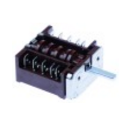 Conmutador de levas 2 posiciones de conmutación secuencia de conmutación 0-1 eje ø 6x4,6mm horeca-select