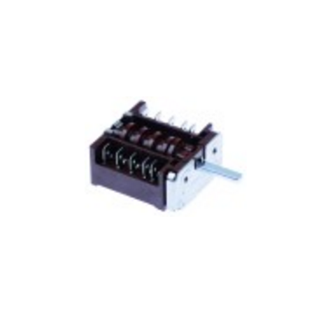 Conmutador de levas 2 posiciones de conmutación secuencia de conmutación 0-1 eje ø 6x4,6mm horeca-select