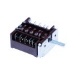 Conmutador de levas 2 posiciones de conmutación secuencia de conmutación 0-1 eje ø 6x4,6mm horeca-select