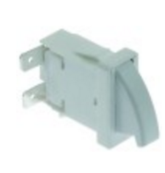 Microinterruptor con tecla 250v 1no empalme conector faston 6,3mm