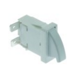 Microinterruptor con tecla 250v 1no empalme conector faston 6,3mm