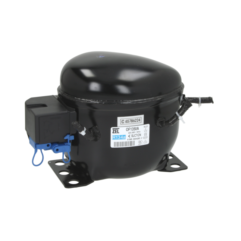 Compresor refrigerante R134a tipo OF1350A 1/4HP consumo 158W capacidad cilindro 7,5cm RSIR Compresor refrigerante R134a tipo OF1350A 1/4HP consumo 158W capacidad cilindro 7,5cm RSIR