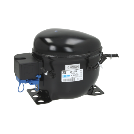 Compresor refrigerante R134a tipo OF1350A 1/4HP consumo 158W capacidad cilindro 7,5cm RSIR