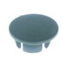 Tapa gris ø 16,5mm montaje ø 12,5mm h 7mm ue 1 pzs