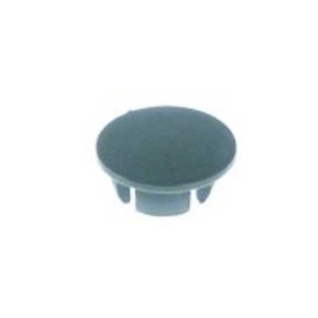 Tapa gris ø 16,5mm montaje ø 12,5mm h 7mm ue 1 pzs