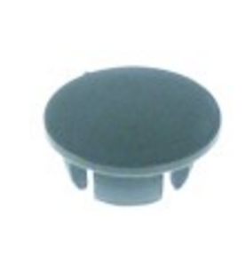 Tapa gris ø 16,5mm montaje ø 12,5mm h 7mm ue 1 pzs