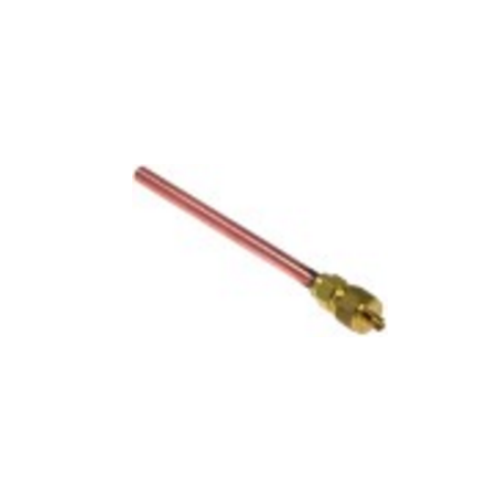 Válvula schrader completo empalme 1/4"sae ø 6mm l 120mm