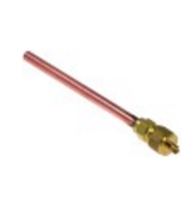 Válvula schrader completo empalme 1/4"sae ø 6mm l 120mm