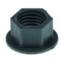 Tuerca para tubo de desagüe rosca m20 h 18mm ec 26 plástico