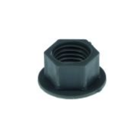 Tuerca para tubo de desagüe rosca m20 h 18mm ec 26 plástico
