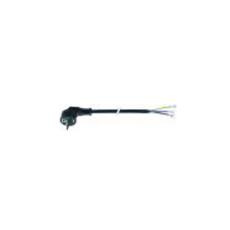 Cable de conexión cee7/7 tipo e+f 3 polos contactos p+n+t
