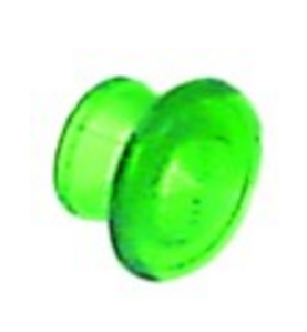 Casquillo para lámpara de señalización verde
