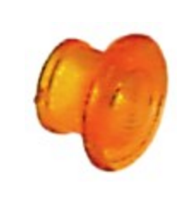 Casquillo para lámpara de señalización amarillo