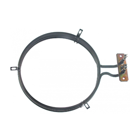 Resistencia 2500w 230v espirales 1 int.ø 180mm ø ext. 192mm HORECA