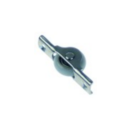 Rueda de rodadura rodilloø 21mm a1 7mm con soporte inox/plástico