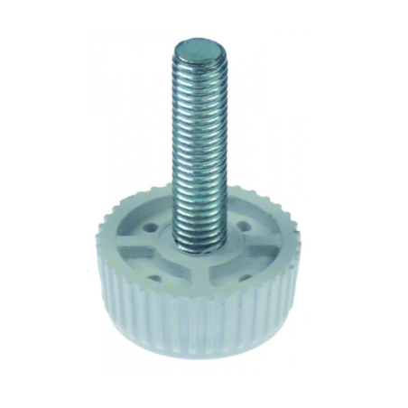Pie de aparato rosca m10 rosca l 40mm h 15,5mm horeca-select