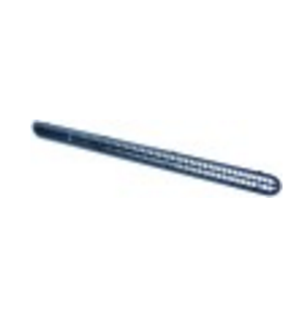 Rejilla de ventilación para ventilador plástico negro