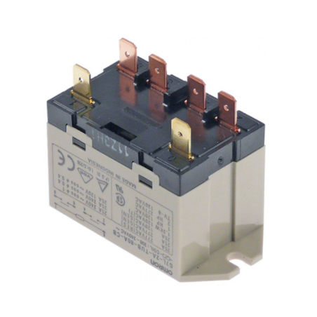 Relé omron 230vac 25a 2no lengüeta de sujeción