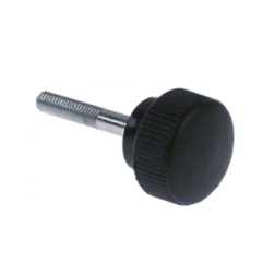 Tornillo de retención rosca m5 asidero ø 25mm negro l 30mm