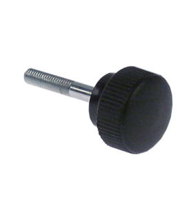 Tornillo de retención rosca m5 asidero ø 25mm negro l 30mm