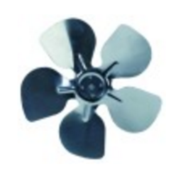 Rodete ventilador aspirante ø 200mm fijación asta 25,4mm