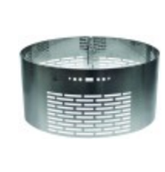 Revestimiento pos. de montaje abajo para vitrina h 235mm