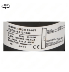 Motor Turbina 230V Pulsar 65/85/145 Itv Motor Turbina 230V Pulsar 65/85/145 Itv