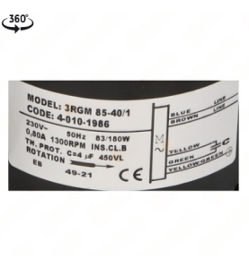 Motor turbina 230v pulsar 65/85/145 itv