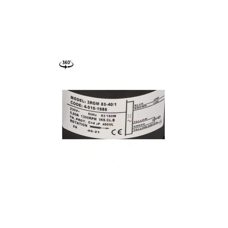 Motor turbina 230v pulsar 65/85/145 itv Motor turbina 230v pulsar 65/85/145 itv