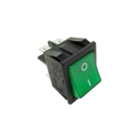 Conmutador verde 30x22mm 230v bipolar