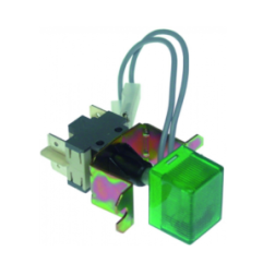 Pulsador verde cb134 brema