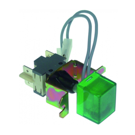 Pulsador verde cb134 brema