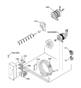 Panel inferior frontal fabricador hielo