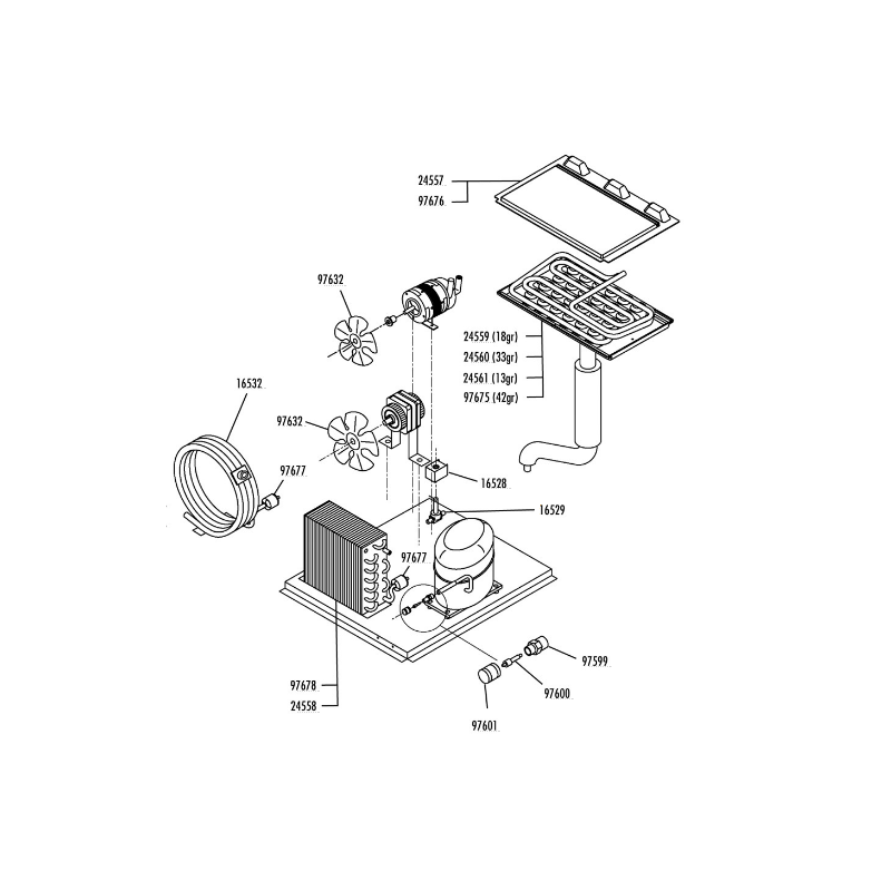 Filtro condensador fabricador hielo