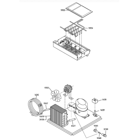 Tapa evaporador imf80 fabricador hielo