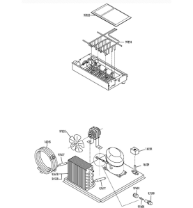 Turbina motor imf80 fabricador hielo