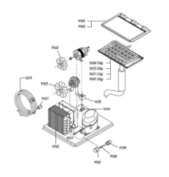 Tapa evaporador fabricador hielo