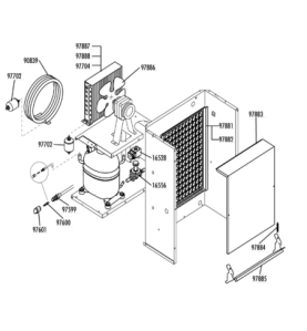 Tapa evaporador vm350 fabricador hielo
