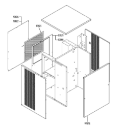 Panel trasero vm350 fabricador hielo