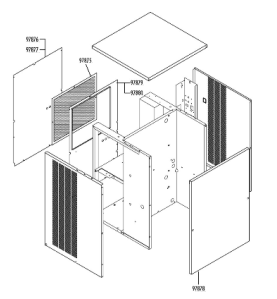 Panel frontal vm350 fabricador hielo