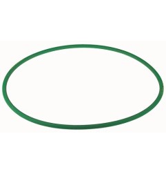 Correa redonda poliuretano L 380mm verde GBG