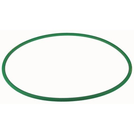 Correa redonda poliuretano 4mm l 435mm verde