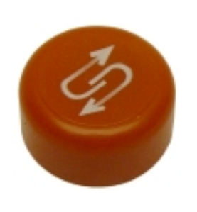 Botón pulsador regeneracion naranja Ø23mm omniwash